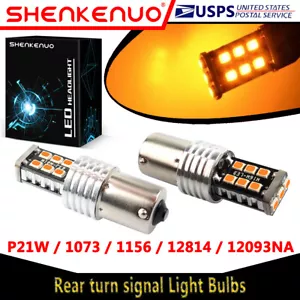 For Suzuki DR200S DR200SE DRZ400 - P21W 1156 LED Front Rear Turn Signal Light US - Foto 1 di 12
