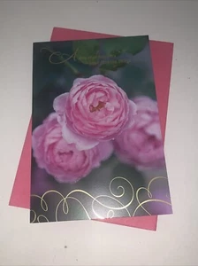 Hallmark Birthday Card: Pink Peony Enjoy Every Minute With Your Favorite Things - Picture 1 of 8