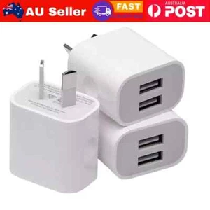 Universal Travel 5V 2A Dual USB AC Wall Charger Power Adapter for iPhone Samsung - Picture 1 of 7