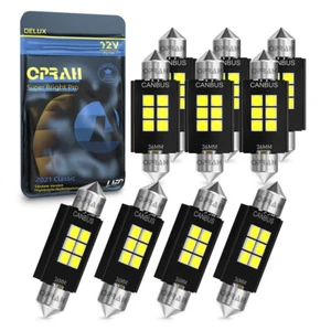 10X 31mm DE3175 LED Interior Map Dome Trunk Light Upgraded 3030 SMD Festoon Bulb - Bild 1 von 13