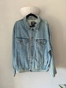 Chaps Ralph Lauren Denim Jacket Size XL - Picture 1 of 5