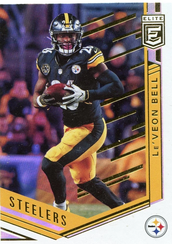 Le'Veon Bell 2018 Panini Donruss Elite Football Base Card #67 Pittsburgh Steeler - Image 1 of 1