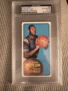 1970-71 Topps - Elgin Baylor #65 Autographed - Picture 1 of 2