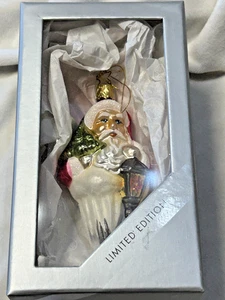Inge-Glas Alemania 2016 Santa adorno de vidrio soplado en caja - Imagen 1 de 4