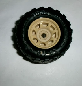 Neumático de rueda vintage Tonka XR-101 marrón tostado - Imagen 1 de 7