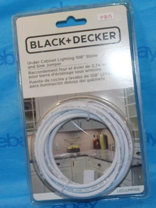 NOS Black & Decker Under Cabinet Lighting 108" Stove Sink Jumper #LEDJUMPP108 - Picture 1 of 10