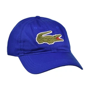 Lacoste Big Croc Adjustable Strapback Hat Blue RK4711-HJM - Picture 1 of 5
