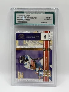 2000 Revolution Making The Grade Black - Randy Moss #12 - GEM MINT 10 - Picture 1 of 2