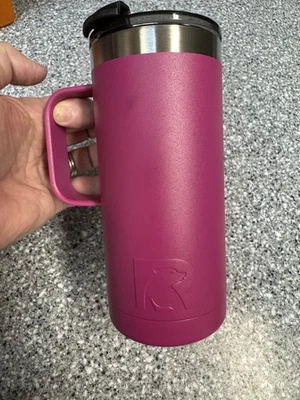 Taza de café de viaje de acero inoxidable RTIC 16 OZ vaso aislado al vacío taza baya Foto 1 de 3