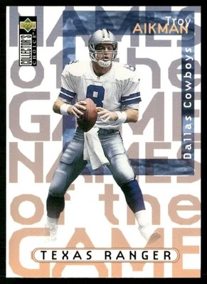 1997 Collector's Choice Troy Aikman Dallas Cowboys #60 - Image 1 of 2