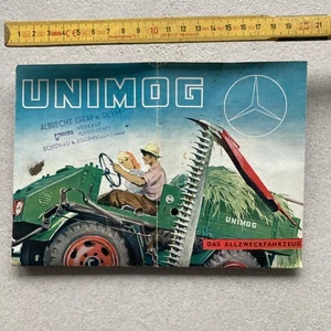 Original Prospekt Unimog Faltprospekt Mercedes-Benz Das Allzweckfahrzeug - Bild 1 von 11