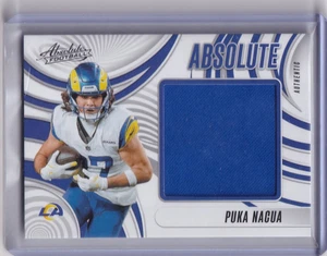 Puka Nacua 2025 Panini Absolute - Absolute #AJ-PNA PATCH Los Angeles Rams - Picture 1 of 2