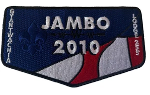 BOY SCOUT BSA OA GYANTWACHIA LODGE 255 BSA CORNPLANTER PA 2010 JAMBOREE FLAP - Picture 1 of 2