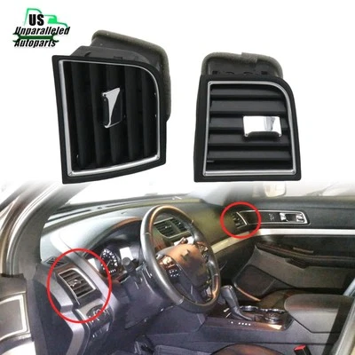 Fit For 2016-2019 Ford Explorer 1 Pair LH+RH Side Dashboard Louvered Vent NEW US - Imagem 1 de 4