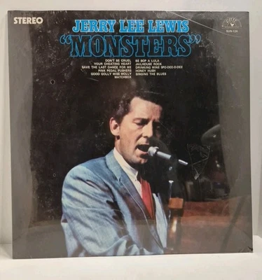 Jerry Lee Lewis 1979 "Monsters" Vinyl Record album NEW NM LP Vtg - Image 1 of 4