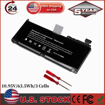 A1331 Batería NUEVA Para Apple MacBook 13" A1342 (Blanco Unibody 2009-2010) 63.5Wh Foto 1 de 4