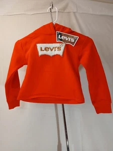 LEVI’S Totler Red Hoodie MED 5-6 Years - Picture 1 of 5