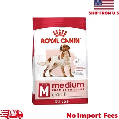 Comida seca mediana para perros adultos Royal Canin Size Health Nutrition, bolsa de 30 libras Foto 1 de 4