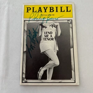 Lend Me A Tenor Cast Signed Program Playbill 1990 6x Signatures - Picture 1 of 19