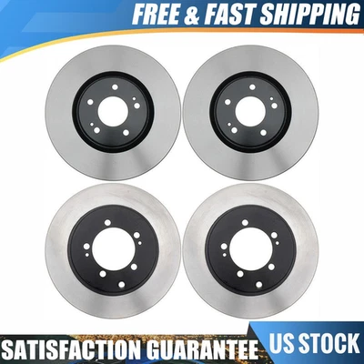 Rotor de freno delantero trasero Raybestos 4 se adapta a 2003 2004 2005 2006 Mitsubishi Lancer Foto 1 de 4