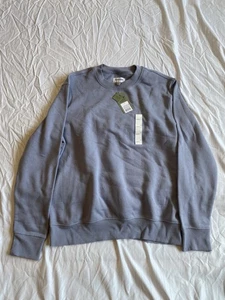 New Goodfellow Fleece Sweater Blue Men’s Size Large - Picture 1 of 7