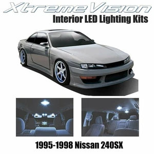 XtremeVision Interior LED for Nissan 240SX 1995-1998 (3 PCS) Cool White - Picture 1 of 8