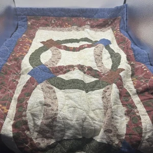 JCP Home King Size Quilt Pillow Sham Multicolor Cotton Polyester Patchwork - Picture 1 of 4