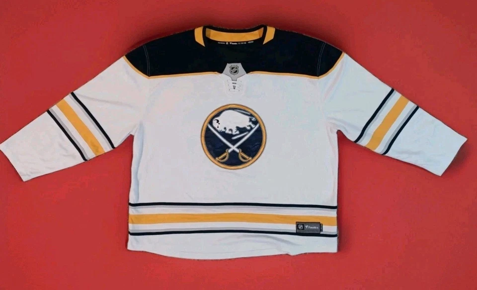 Buffalo Sabres Jersey Fanatics Mens Size 4XL White - Image 1 of 4