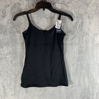 Camiseta sin mangas Leonisa para mujer M cami esculpida negra compresión nueva con etiquetas Foto 1 de 4