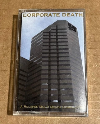 Corporate Death: A Relapse Records Multi Death Compilation RARE cassette (NEW) - Image 1 of 3
