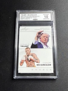 Trump / McGregor 2024 Leaf Legends Dual CCG 10 - Picture 1 of 2