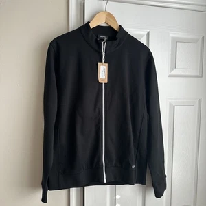 A.P.C. Jacket Mens Medium Black Blouson Jim LZZ Noir Full Zip Casual Portugal - Picture 1 of 8