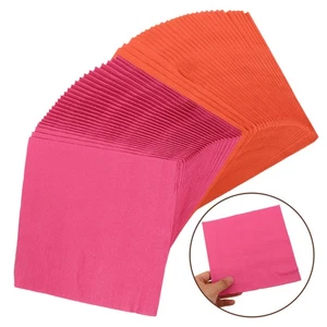  80 Pcs Napkins for Wedding Paper Party Decorations Bathroom Guests Colorful - Picture 1 of 20