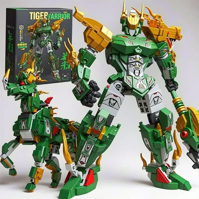 🎁 Transform Playtime—Super Hero Mecha Warrior & Horse Bricks Kids Gift - Image 1 of 4