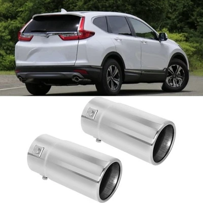 2PCS Exhaust Pipe Tail Muffler Tip Throat Tailpipe For Honda CR-V 2.0L Foto 1 de 4