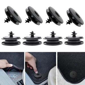 8Pcs Car Mat Retaining Clips Carpet Fastening Clips Floor Holders Fixing Clamps - Picture 1 of 10