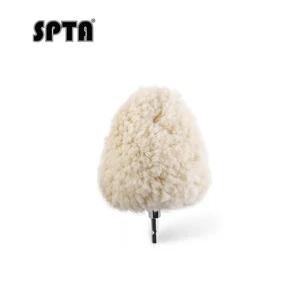 SPTA 1Pc 4" Wool Buffing Ball 6mm Hex Shank for Power Drill Polisher Wheel - Picture 1 of 7