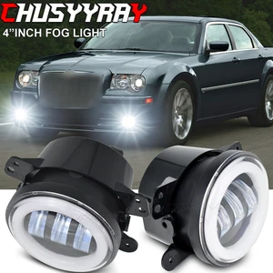 For Chrysler 300C 2005-2010 300 2005-2006 SRT8 Front Bumper LED Fog Light Lamp - Picture 1 of 17