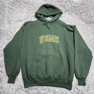 Jerzees USMC USA Hoodie Sweatshirt Herren Large Super Sweats Pullover bestickt - Bild 1 von 8
