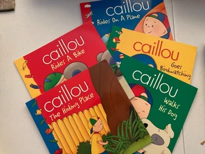 5-Caillou Books Paperbacks - Picture 1 of 1