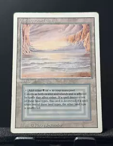 1994 MTG Revised Edition Underground Sea Rare Dual Land MP Excellent Condition - Picture 1 of 4