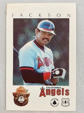 1984 Smokey Bear Baseball Card-California Angels-Reggie Jackson (HOF)