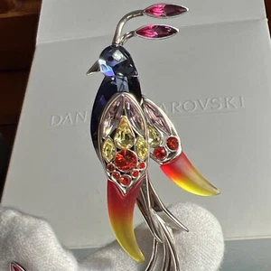 Swarovski Paradise bird - Banamba Tanzanite Brooch 277806 Mint in box. - Picture 1 of 12
