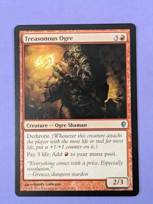 MTG Magic The Gathering: Conspiracy: Treasonous Ogre #36/210 Uncommon - NM - Image 1 of 2