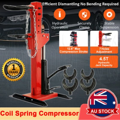 4.5Ton Coil Spring Compressor Heavy Duty Foot Pedal Hydraulic Tool Auto Tool - image 1 of 4