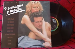 9 1/2 WEEKS **Soundtrack** JOE COCKER DEVO EURYTHMICS Bryan Ferry 1986 SPAIN LP - Picture 1 of 4
