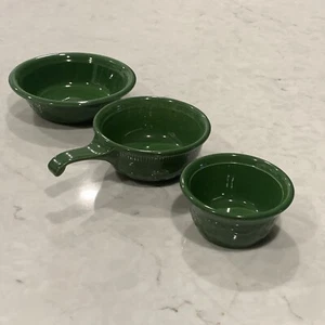 TST Oven Safe USA Set of 3 Serving Bowls Emerald Green Salsa Guac Queso Dip - Picture 1 of 14