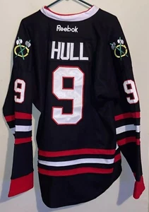 Chicago Blackhawks Jersey Bobby Hull NHL Reebok CCM Men’s 56 Fight Strap Hockey - Picture 1 of 23