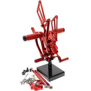 FXCNC Motorcycle CNC Rearsets Footrest For Honda CBR600RR ABS 2009-2019 2018 Red - Picture 1 of 10