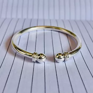 Sterling Silver Bangle Art Deco Handcrafted Ethnic Bangle Jewelry MJ02 - Picture 1 of 6